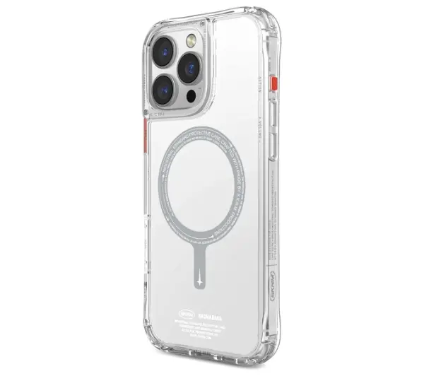 Skinarma Magnetic Charging do iPhone 16 Pro Max Przezroczysty