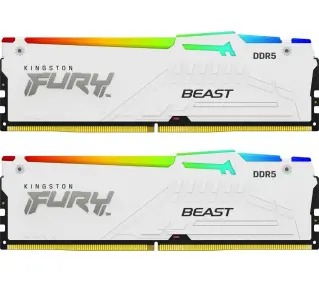Kingston FURY Beast RGB DDR5 32GB (2 x 16GB) 6000 CL30 EXPO Biały - Kup na Raty - RRSO 0%