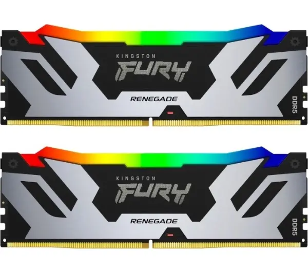 Kingston FURY Renegade RGB DDR5 96GB (2 x 48GB) 6400 CL32 Srebrny