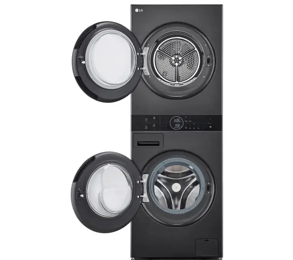 LG WashTower WT1210BBF 66cm 12kg/10kg Zdalne sterowanie - Kup na Raty - RRSO 0%
