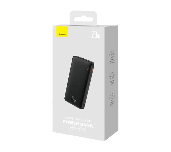 Baseus PPQD090001 Airpow 10000mAh 20W Czarny
