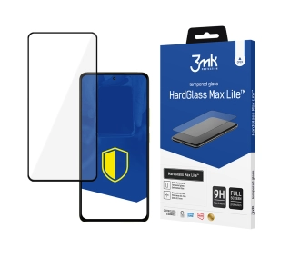 3mk HardGlass MAX LITE BLACK do Redmi Note 14 Pro - ⚡ BESTSELLERY ⚡