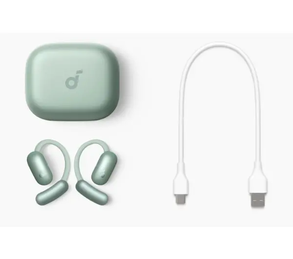 Soundcore Aerofit 2 Przewodnictwo powietrzne Bluetooth 5.4 Funkcje AI Zielony - Kup na Raty - RRSO 0%