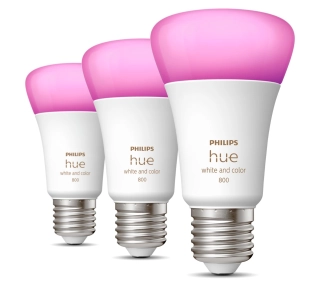 Philips Hue White and Color Ambiance E27 800lm 3szt. - Kup na Raty - RRSO 0%