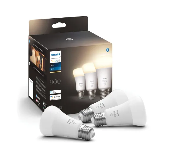 Inteligentne oświetlenie - Philips Hue White E27 800lm 3szt.