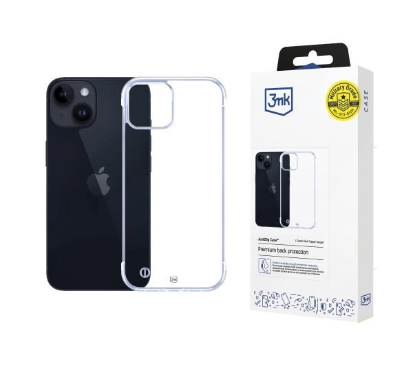 3mk Just20g Clear Case do iPhone 14 Przezroczysty