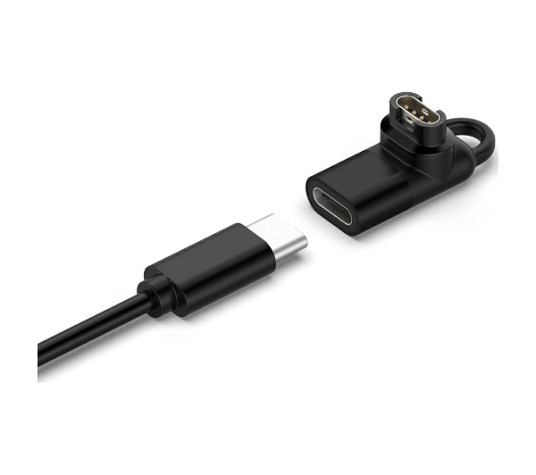 Beline USB-C do ładowania zegarków Garmin Czarny
