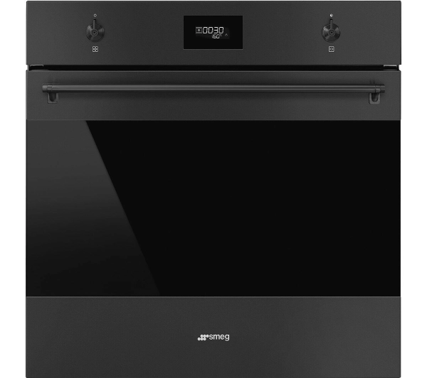 Piekarniki do zabudowy - Smeg Classica SF6301TN Termoobieg Czarny mat