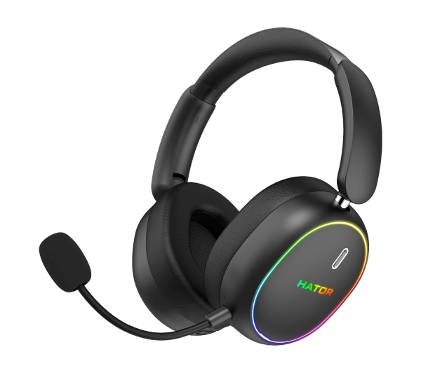 Hator Phoenix 2 Wireless ESH40 ANC Nauszne Czarny