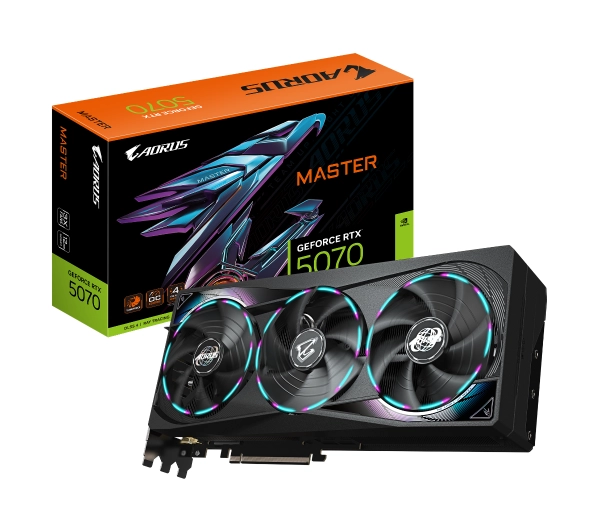 Gigabyte GeForce RTX 5070 MASTER 12GB GDDR7 192bit DLSS 4