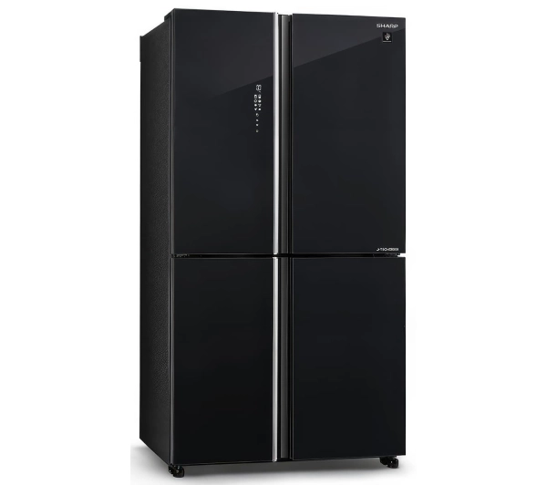 Sharp SJ-GP780D-BK Pełny No Frost 183cm Szuflada z kontrolą wilgotności Czarne szkło - TRZECI -55%, ALBO 5-TY ZA 1ZŁ - Kup na Raty - RRSO 0%