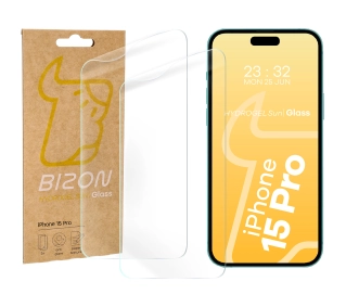 Bizon matowa Film Sun do iPhone 15 Pro 2 sztuki