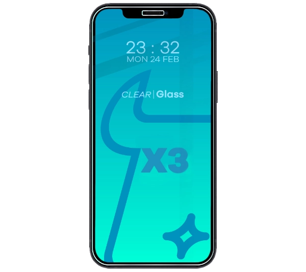 Bizon 3x szkło + szybka na aparat Clear 2 Pack do iPhone 12 Pro