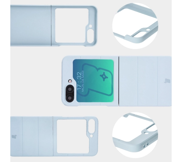Bizon Tur do Samsung Galaxy Z Flip6 Light Blue
