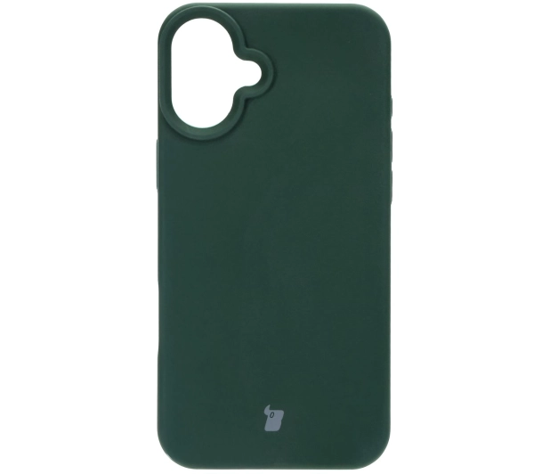 Bizon Silikonowe Soft do iPhone 16 Plus Ciemnozielony