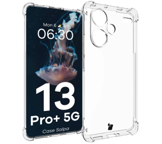 Bizon Elastyczne Salpa do Xiaomi Redmi Note 13 Pro+ 5G Przezroczysty