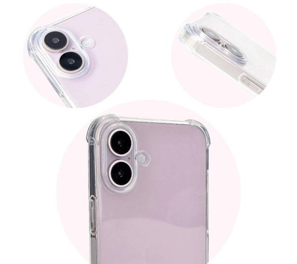 Bizon Elastyczne Salpa do iPhone 16 Przezroczysty
