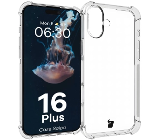 Bizon Elastyczne Salpa do iPhone 16 Plus Przezroczysty