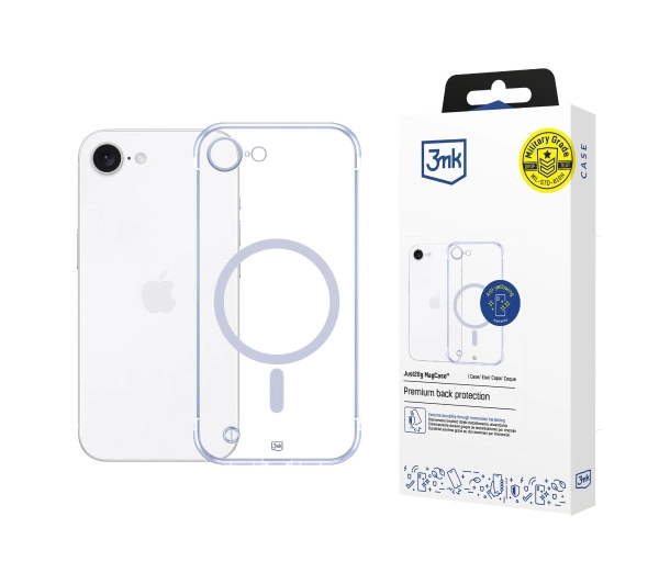 3mk Just20g Case iPhone 16e Przezroczysty