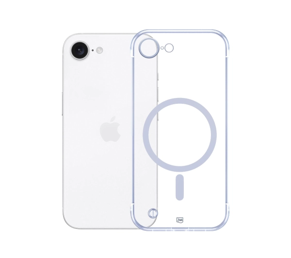 3mk Just20g Case iPhone 16e Przezroczysty
