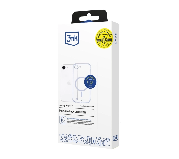 3mk Just20g Case iPhone 16e Przezroczysty