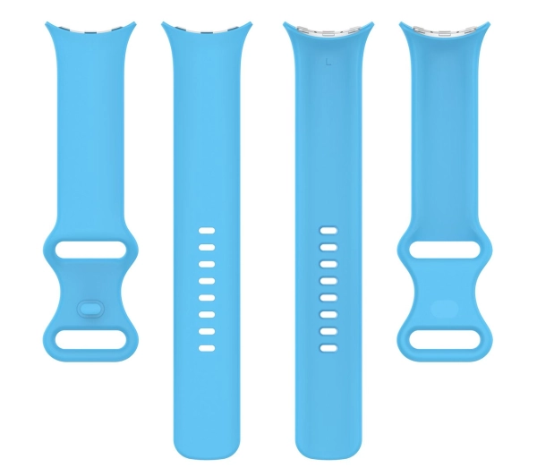 Bizon Strap Watch Silicone S 41mm do Google Pixel Watch 3/Watch 2/Watch 1 Niebieski