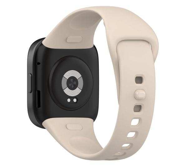 Bizon Strap Watch Dots do Xiaomi Redmi Watch 3 Beżowy