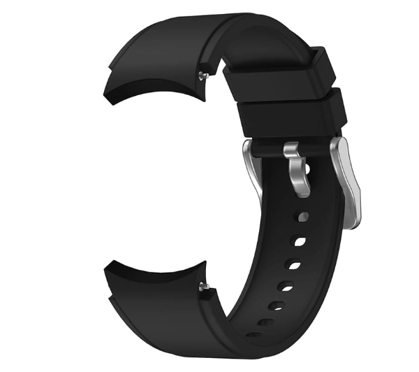 Bizon Strap Watch Silicone Pro do Galaxy Watch 20mm Czarny