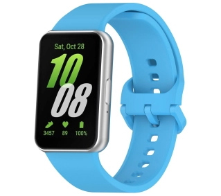 Bizon Strap Watch Silicone do Galaxy Fit 3 Błękitny