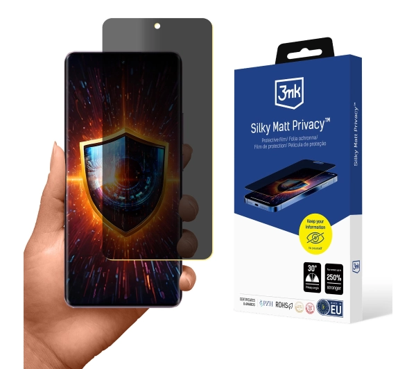 3mk Silky Matt Privacy do realme 14 Pro