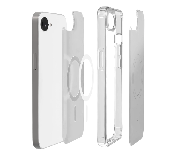 Puro Lite Mag do iPhone 16e Przezroczysty