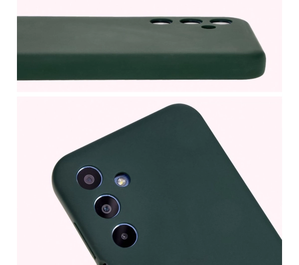 Bizon Silikonowe Soft do Galaxy M35 5G Ciemnozielony