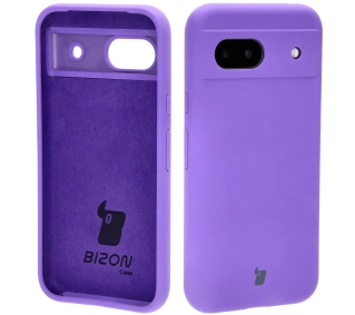 Bizon Silikonowe Soft do Google Pixel 8a Fioletowy