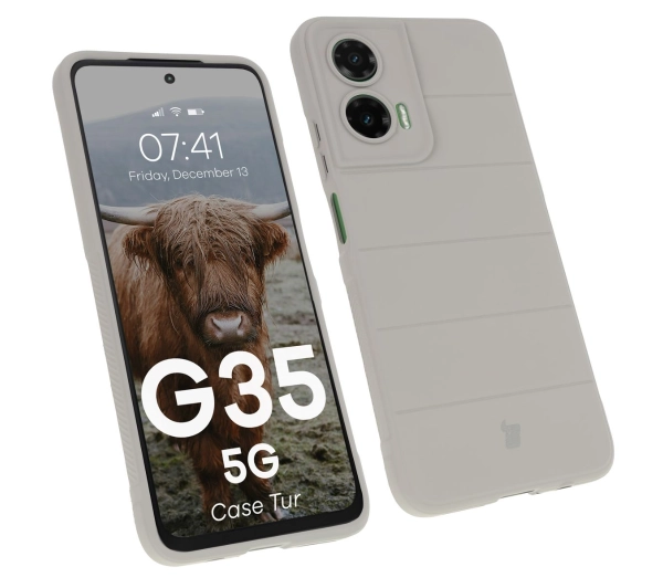 Bizon Tur do Motorola Moto G35 5G Jasnoszary