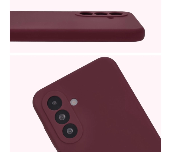 Bizon Silikonowe Soft do Galaxy A26 5G Ciemno-fioletowy