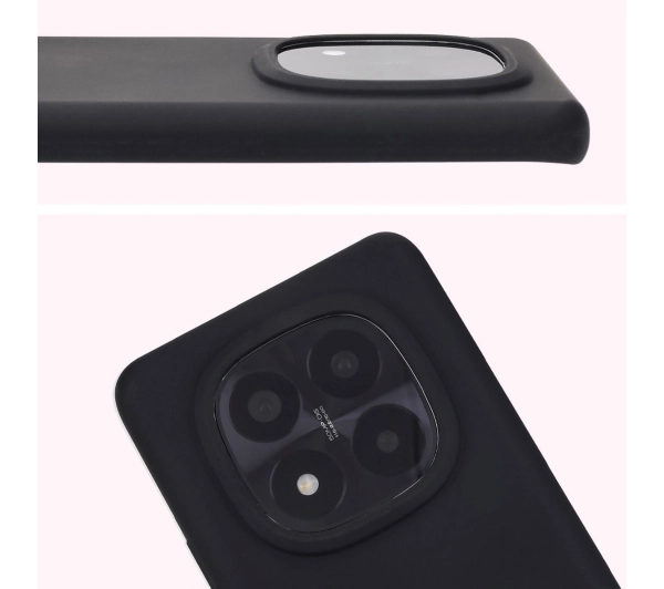 Bizon Silikonowe Soft do Xiaomi Redmi Note 14 Pro Plus 5G Czarny