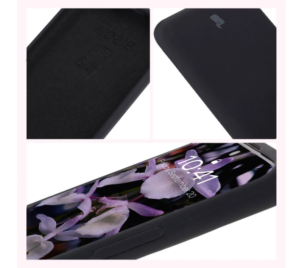 Bizon Silikonowe Soft do Xiaomi Redmi Note 14 Pro Plus 5G Czarny