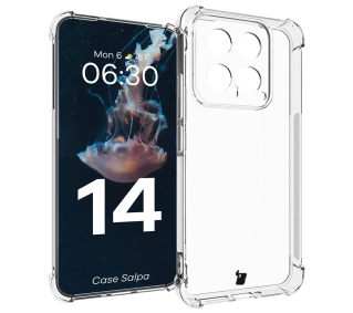 Bizon Elastyczne Salpa do Xiaomi 14 Przezroczysty