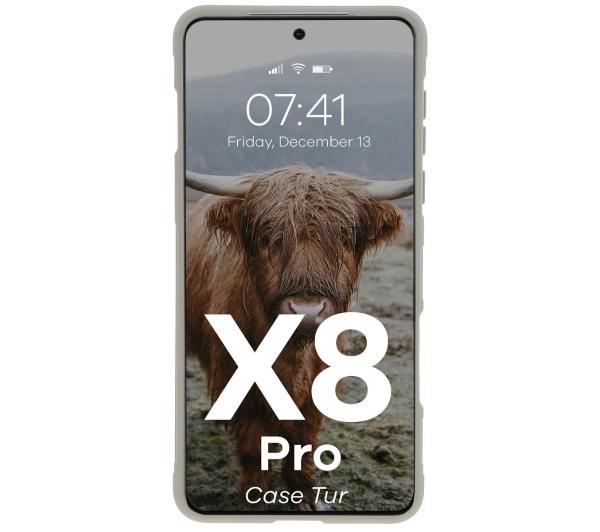 Bizon Tur do Oppo Find X8 Pro Jasnoszary