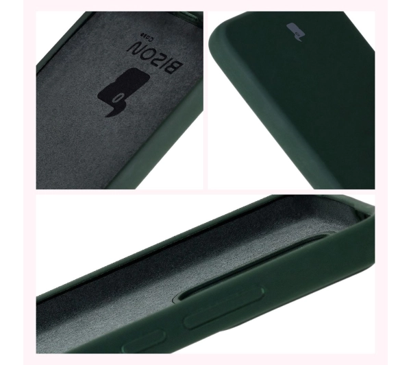 Bizon Silikonowe Soft do Xiaomi 14T Ciemnozielony