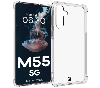 Bizon Elastyczne Salpa do Galaxy M55 5G Przezroczysty
