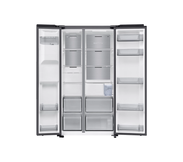 Samsung SBS RS70F65KETEO Funkcje AI Pełny No Frost 178,4cm Dystrybutor wody Zdalne sterowanie Szary - Kup na Raty - RRSO 0%