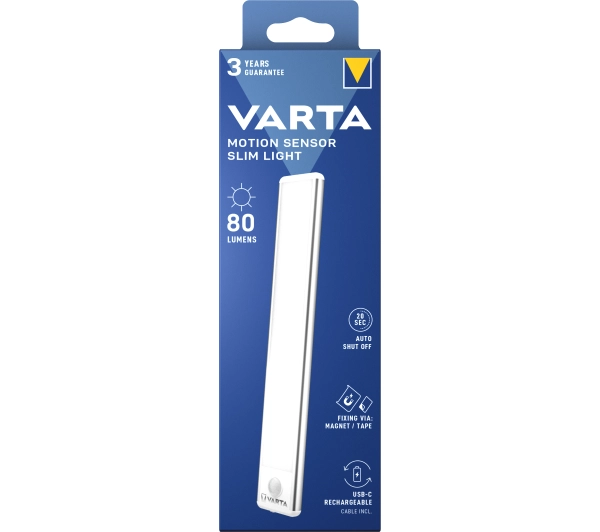 VARTA Motion Sensor Slim Light 80lm
