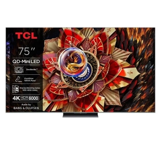 TCL 75C9K 75" QD-Mini LED 4K 144Hz Google TV Dolby Vision IQ Dolby Atmos HDMI 2.1 DVB-T2 - Kup na Raty - RRSO 0%