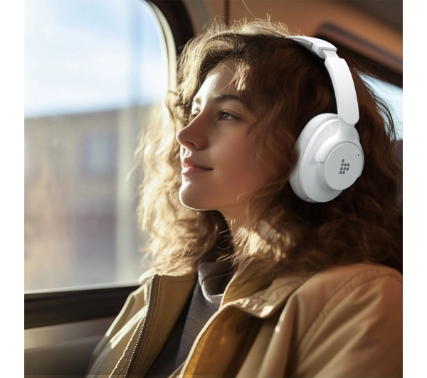 Tronsmart Sounfii Q20 ANC Nauszne Bluetooth 5.3 Biały