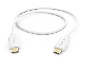 Hama USB-C 1m Biały