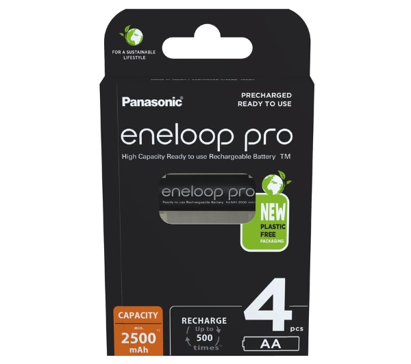 Panasonic Eneloop Pro AA 2500mAh 4szt.