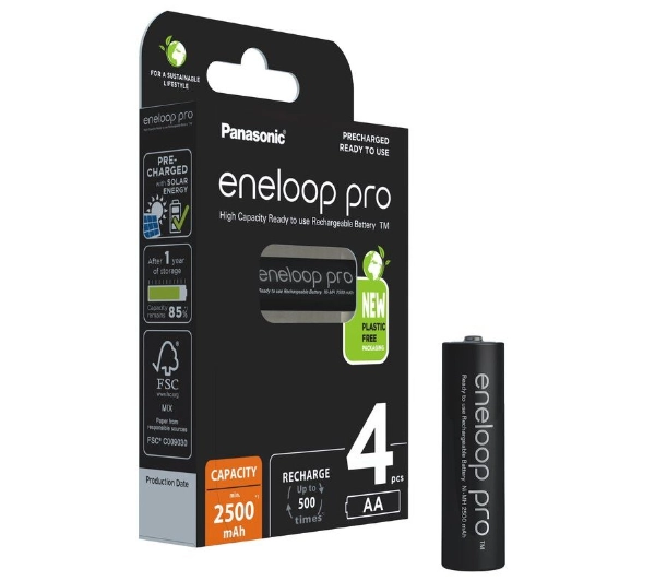 Panasonic Eneloop Pro AA 2500mAh 4szt.