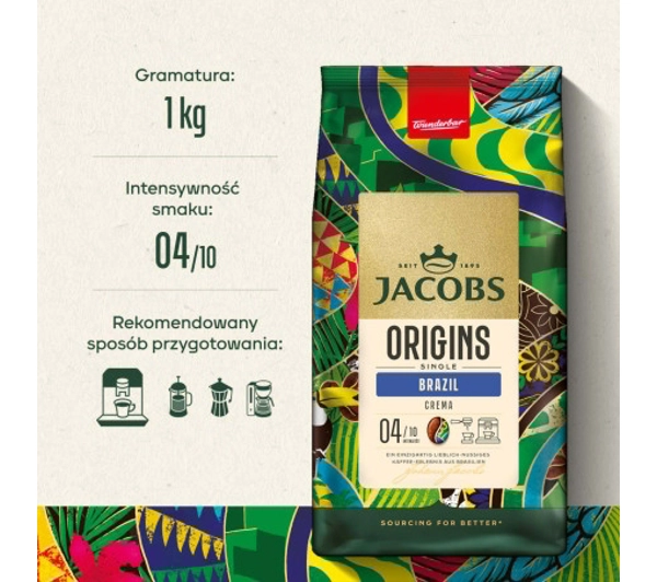 Jacobs Origins Single Brazil 1kg