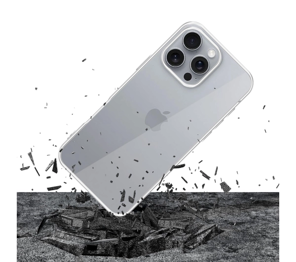 3mk Clear Case do iPhone 16 Pro Przezroczysty